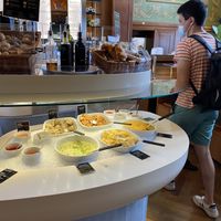 Food selection at Tibits in Lausanne