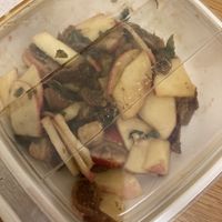 Apple salad at Tibits in Lausanne