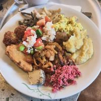 From the buffet at Tibits in Lausanne