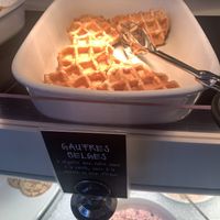 Waffles  at Tibits in Lausanne