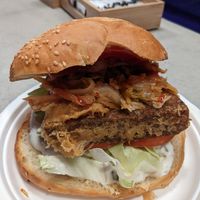 Smoked Vish burger €7 at Pretend in Dublin