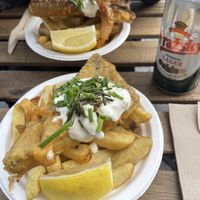 vish and chips   at Pretend in Dublin