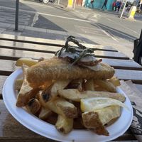 Vish and chips   at Pretend in Dublin