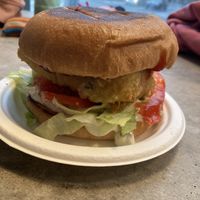 Vish burger   at Pretend in Dublin