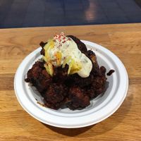 Cauliflower wings with BBQ sauce at Pretend in Dublin