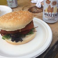 Smoked Vish Burger at Pretend in Dublin