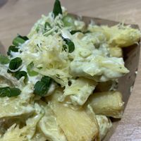 Loaded garlic chips.  at Pretend in Dublin