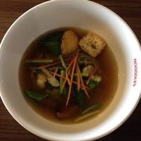 Green vegetarian (also vegan) noodles at KUL - Nooodles - Satellite in Sepang