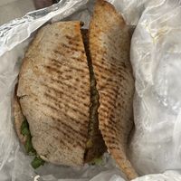 Lentil burger  at Speedy Redemption in St Thomas