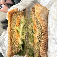 Lentil burgerrs  at Speedy Redemption in St Thomas