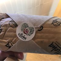 Warped with love :) at Aloha Vegan Delights - Maria Cristina in Valencia