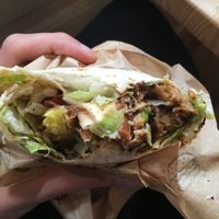 Kebab wrap  at Aloha Vegan Delights - Maria Cristina in Valencia