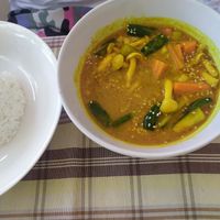 Curry with peanut sauce and vegetables at Sala Bua in Phuket