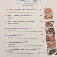 Veg dishes at Sala Bua in Phuket