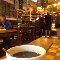 Early morning coffee at Macy’s at Macy's European Coffeehouse in Flagstaff