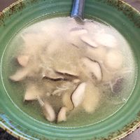 Mushroom soup at Qǐ Ruò Yǎ in Taichung