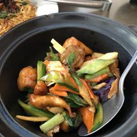 Monkey head mushrooms (yummmm) at Qǐ Ruò Yǎ in Taichung