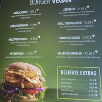 Leckere vegane Burger  at Hans im Glück in Frankfurt