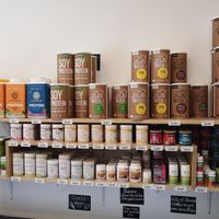 Inside at V.gan in Brussels