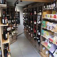 Wine selection at V.gan in Brussels