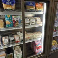 Fridge at V.gan in Brussels