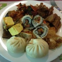 Buffet plate at San Ro in Belo Horizonte