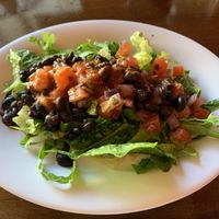 Salad to accompany meal. I didn’t even have to ask for it without cheese. She knew.  at Grill Creations in Garwood