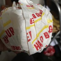 customized burger  at Halo Burger in South West London