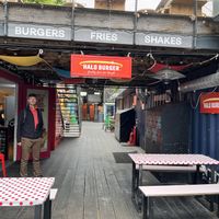 Halo burger shop  at Halo Burger in South West London