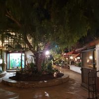 exterior (dining in the center) at Casa de Reyes in San Diego
