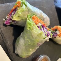 Summer roll appetizer   at Vegan Plate in Roseville