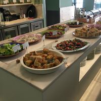 The lunchtime buffet   at DaTerra - Rua da Rosa in Lisbon