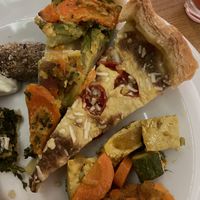 Quiche with dried tomatoes was my favorite   at DaTerra - Rua da Rosa in Lisbon