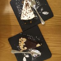 Banoffee pie and chocolate torte  at DaTerra - Rua da Rosa in Lisbon