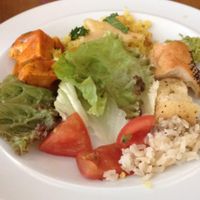 A selection of foods from the buffet at DaTerra - Rua da Rosa in Lisbon
