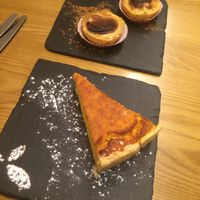 amazing Pasteis de nata and coconut cake with sweet potato at DaTerra - Rua da Rosa in Lisbon