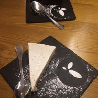 lime cake + best chocolate cake of portugal!!!! at DaTerra - Rua da Rosa in Lisbon