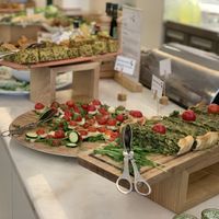 Parts of buffet at DaTerra - Rua da Rosa in Lisbon