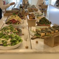 Parts of buffet at DaTerra - Rua da Rosa in Lisbon