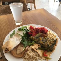 Limonade & plate of the day at DaTerra - Rua da Rosa in Lisbon