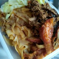 Take away - Ipoh Hor Fan ($3) and sauce in different packaging. at Shan Yuan 善缘素食 in Northeast Singapore