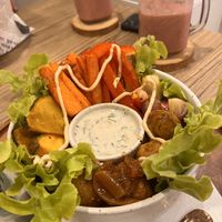 Buddha Bowl: Mediterraneam Falafel  at Fruit Fusion in Phuket