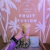 Iced coffee at Fruit Fusion in Phuket