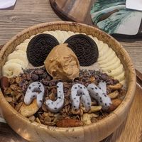 They ask for your name so they can put it on the smoothie bowl 🥹 at Fruit Fusion in Phuket