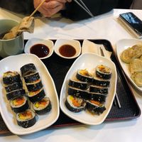 Sooo yummy at Maru JaYeonSik Kimbap in Seoul