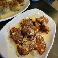 seasoned soy "chicken" at Maru JaYeonSik Kimbap in Seoul