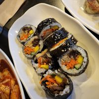 kimbap at Maru JaYeonSik Kimbap in Seoul