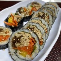 gimbap  at Maru JaYeonSik Kimbap in Seoul