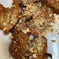 soy fried chicken  at Maru JaYeonSik Kimbap in Seoul