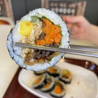 Beautiful gimbap   at Maru JaYeonSik Kimbap in Seoul